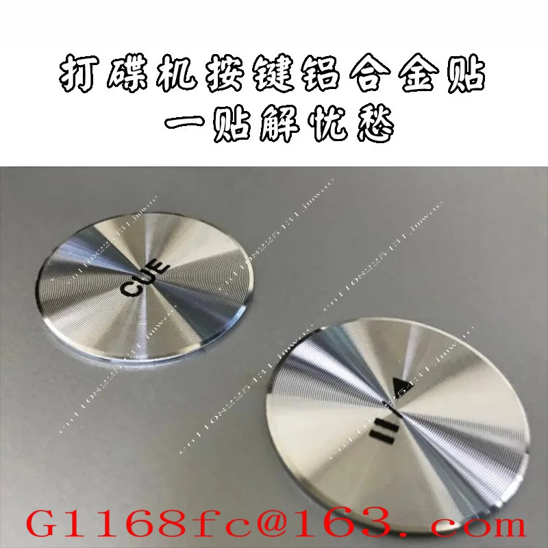 2000 3000 Disc Player XDJ-XZ AZ Aluminum Alloy Play Button Sticker Pause Button Sticker