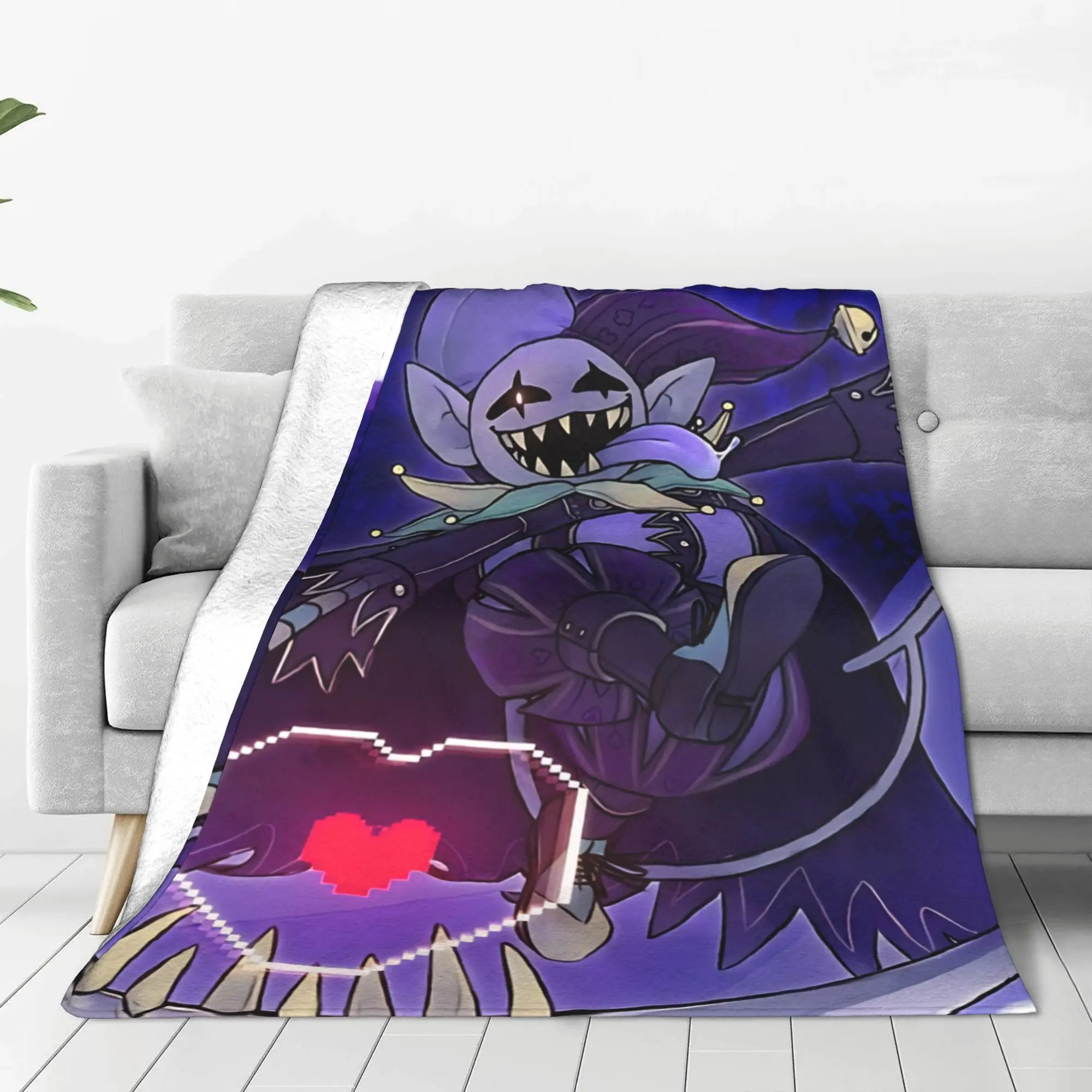1PC Dark Fantasy RPG Character  Deltarune Home Room Decorations Winter Blankets For Adults Bedding Home Interior Sofa Knee
