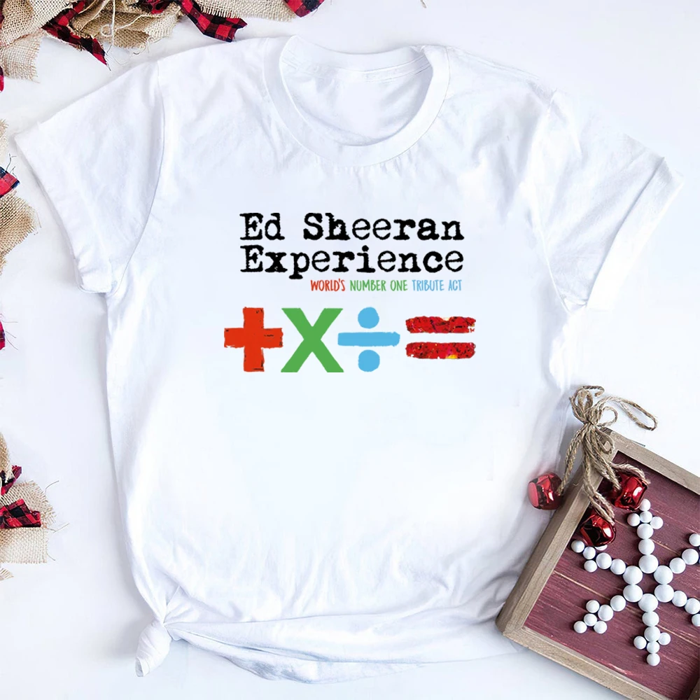 Ed Sheeran Tour 2022 T-Shirt Ed Sheeran Concert Shirts Equals Logo Graphic Tee Vintage Unisex Short Sleeve Summer Tees Fans Gift