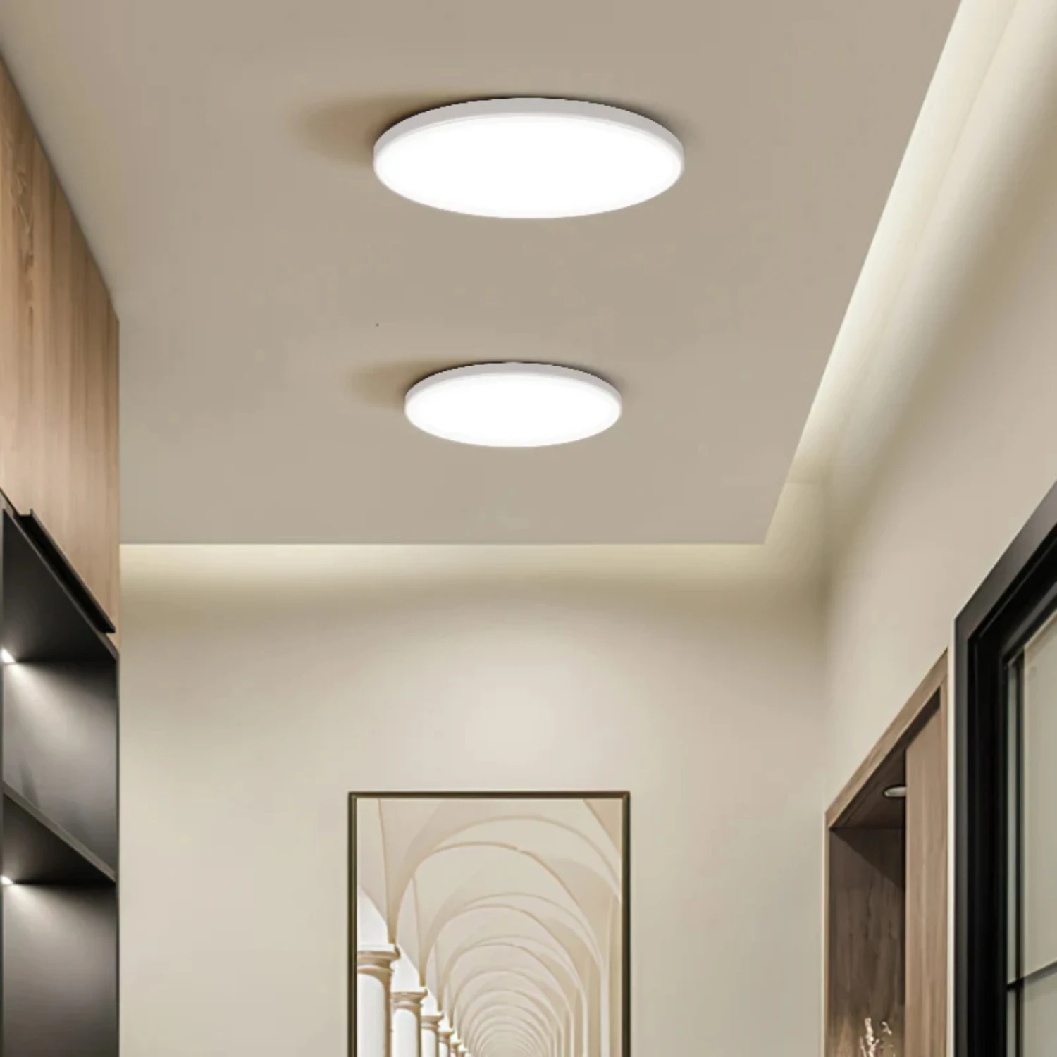 Nuovo Radar Sensore di Movimento Lampada Da Soffitto Lampada Impermeabile 220V 20W/30W Plafoniera Soggiorno Corridoi Corridoio Luce di Pannello