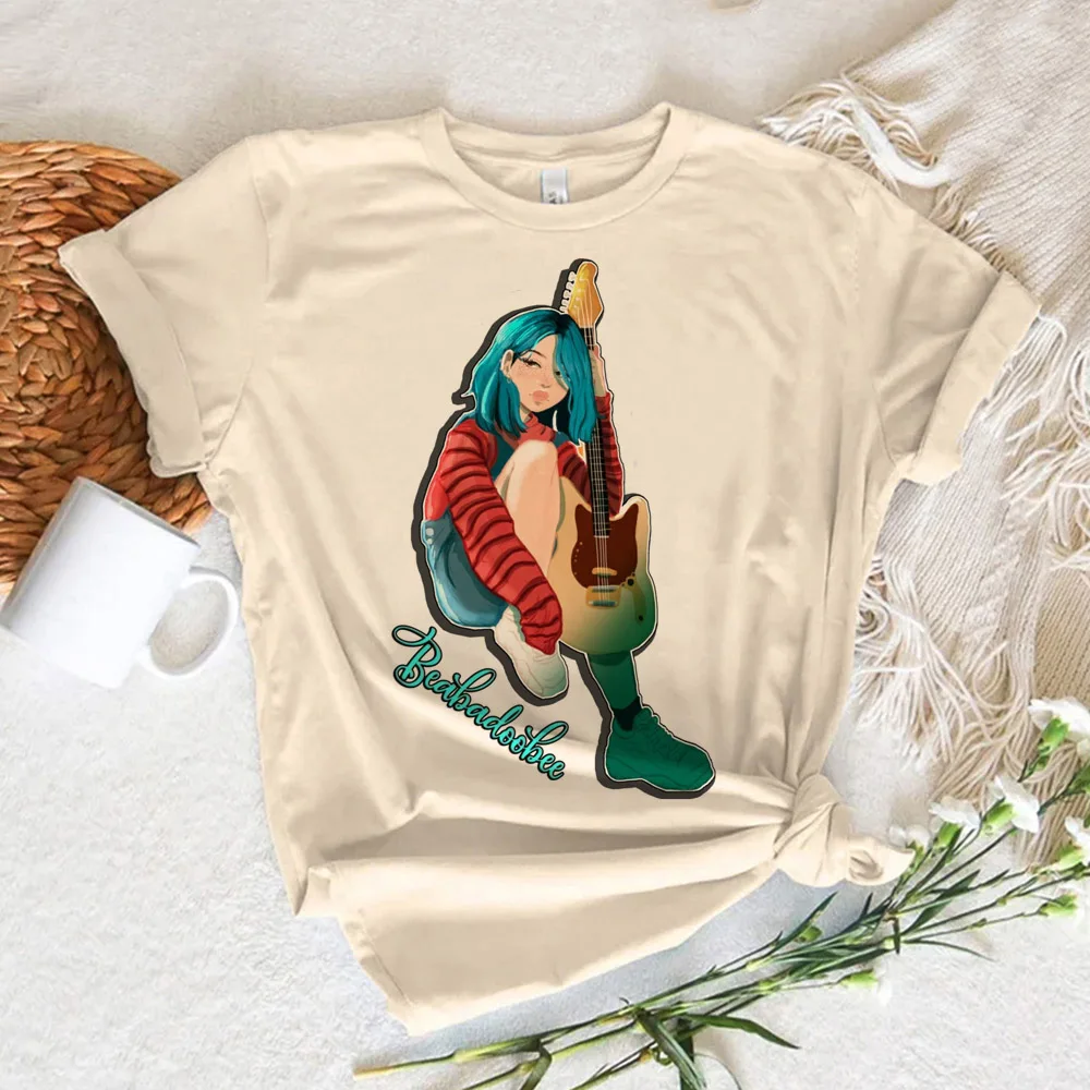 Beabadoobee top women manga Japanese comic Tee girl 2000s manga clothing