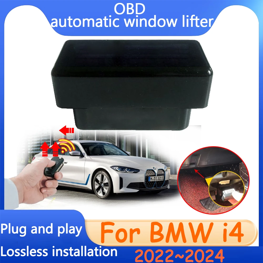 

Window Lifting For BMW i4 G26 2022 2023 2024 Car OBD PortableTuning Automatic Closed Sunroof Modification Anti-pinch Accessories