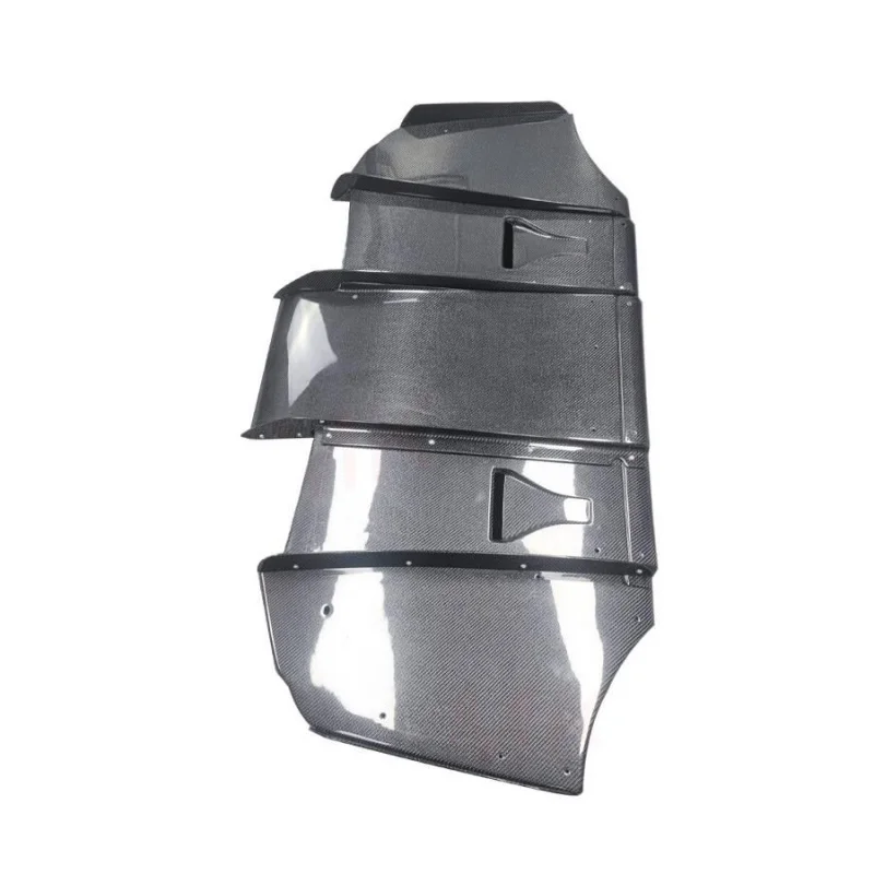 مناسبة لسيارات BMW 3 Series E92 E93 ألياف الكربون VS نمط الذيل الخلفي الشفاه الديكور جزء 2007-2013