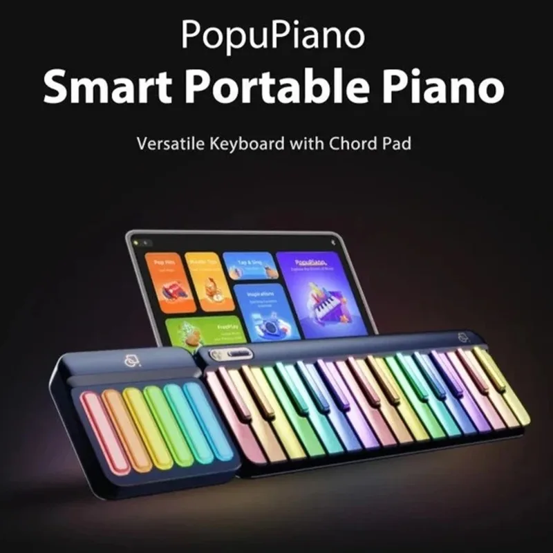 

Умная фортепианная клавиатура с MIDI-контроллером Умная светодиодная клавиатура Умная интерактивная пение с аккордами для начинающих