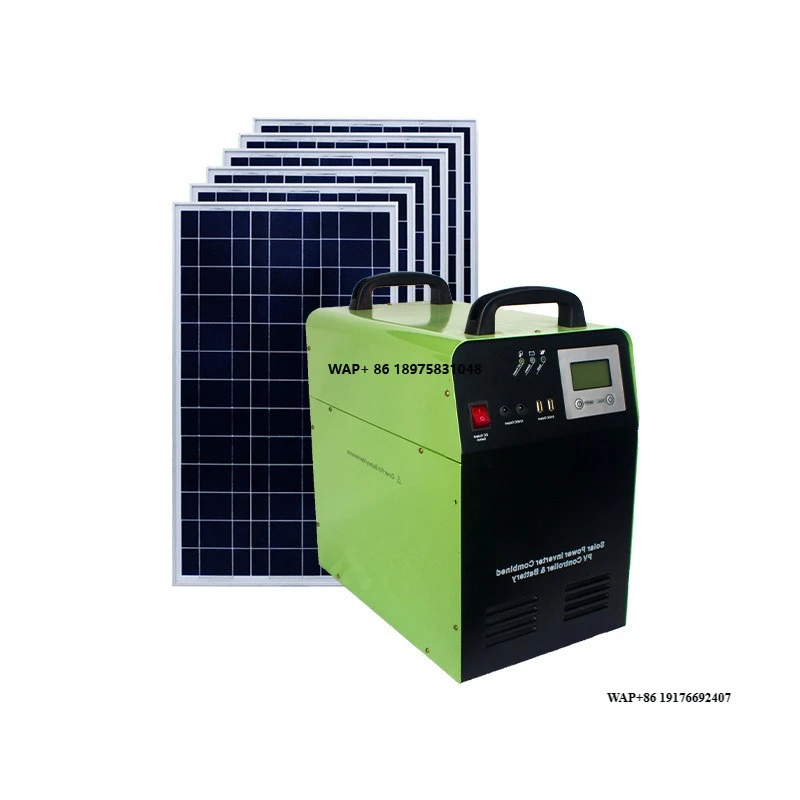 

1KW AC DC 3-Stage Charge Solar System with MPPT Controller and Lithium Ion Battery for Home Solar Energy Power System