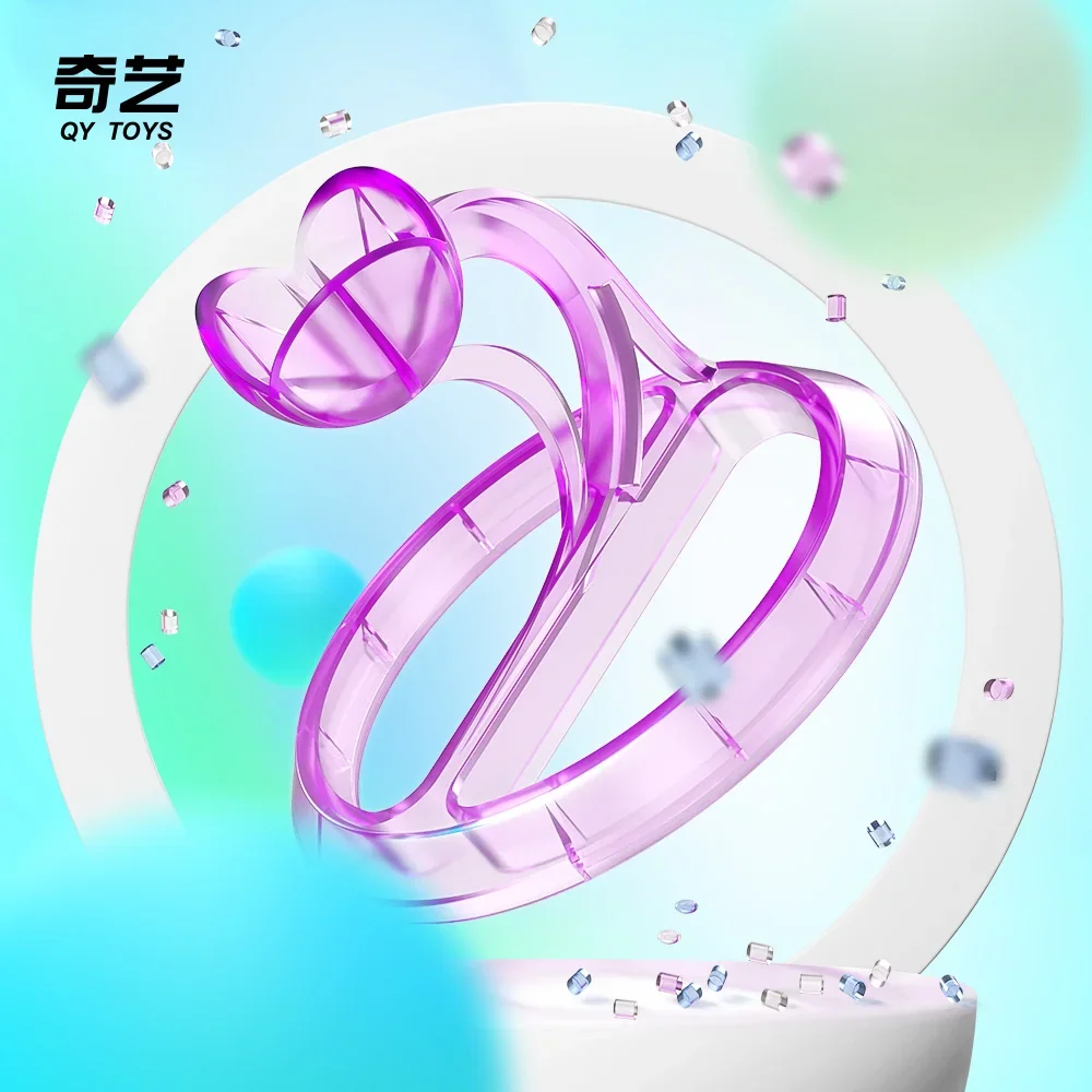 [CubeFun]QiYi 3D Cube Bracket Stickers Bracket Puzzle Colors Plastic Base Holder Toys Magic Cube Stands