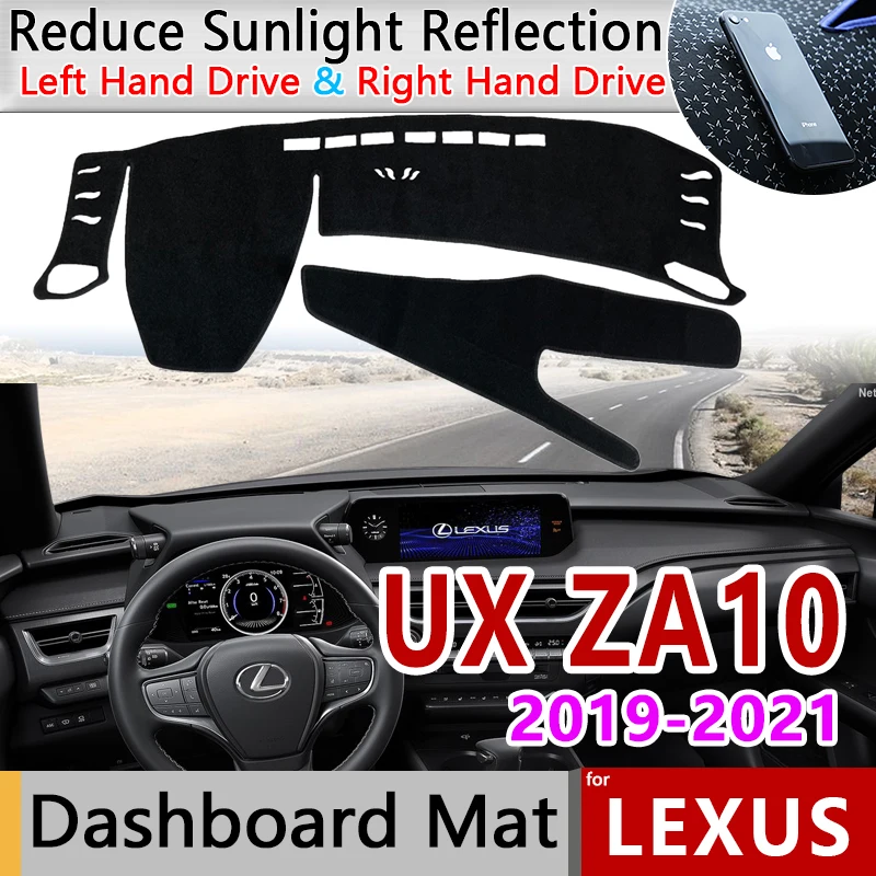 Dashboard Cover Dash Board Mat Carpet for Lexus UX 200 250h 300e ZA10 2019 2020 2021 Pad Sunshade Non-slip Cushion Accessories