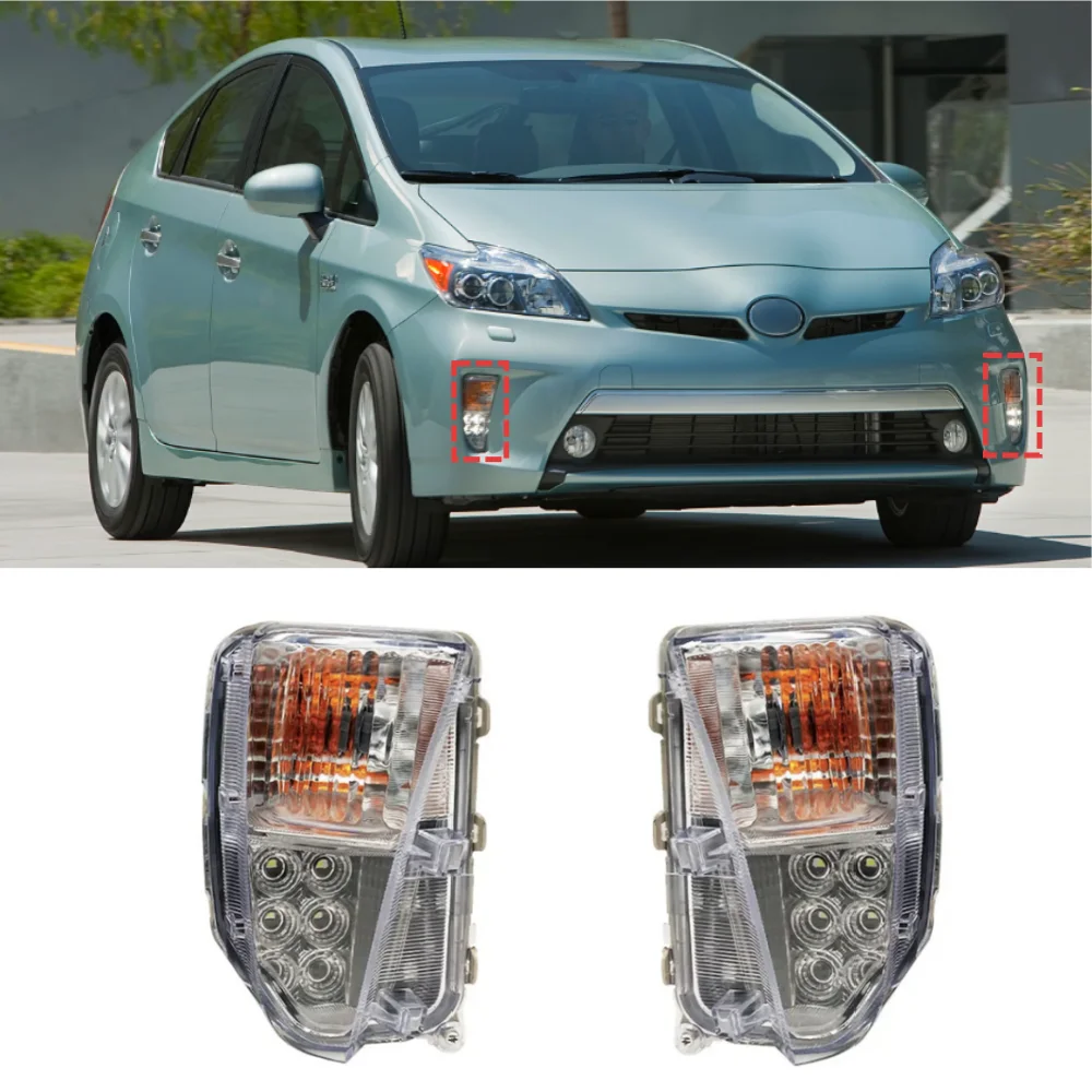 

Для Toyota Prius 2012-2015 передний бампер светодиодные противотуманные фары дневного света