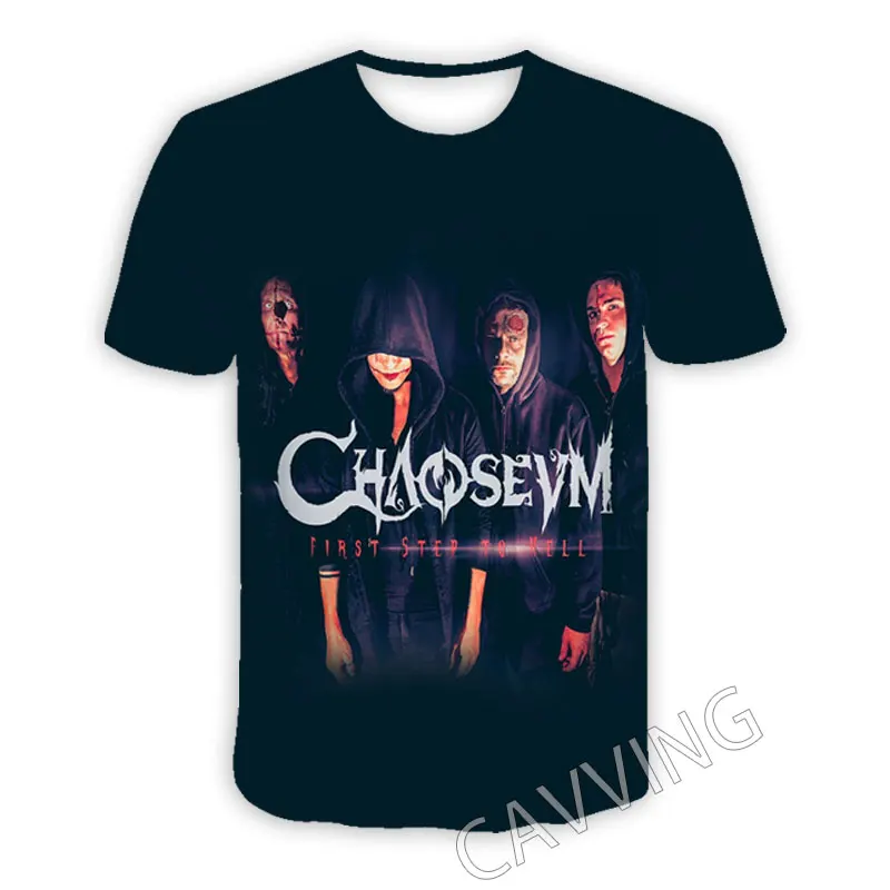 CAVVING 3D Printed  Chaoseum Rock  Casual T-shirts  Hip Hop T Shirts Harajuku Styles Tops Clothing for Men/women