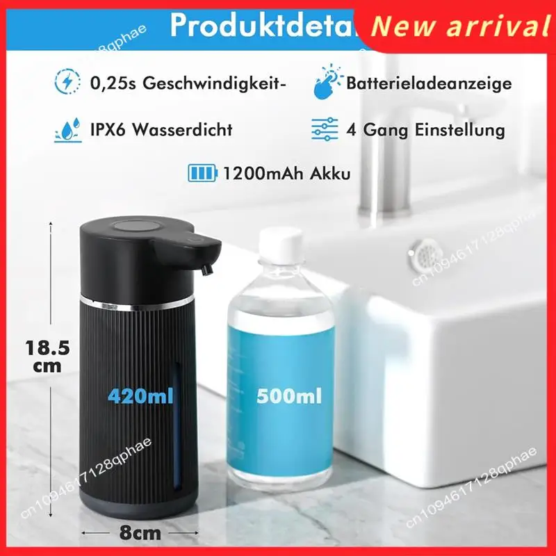 N89R USB 전원 전기 비누 디스펜서, 욕실 및 주방용 자동 벽 설치