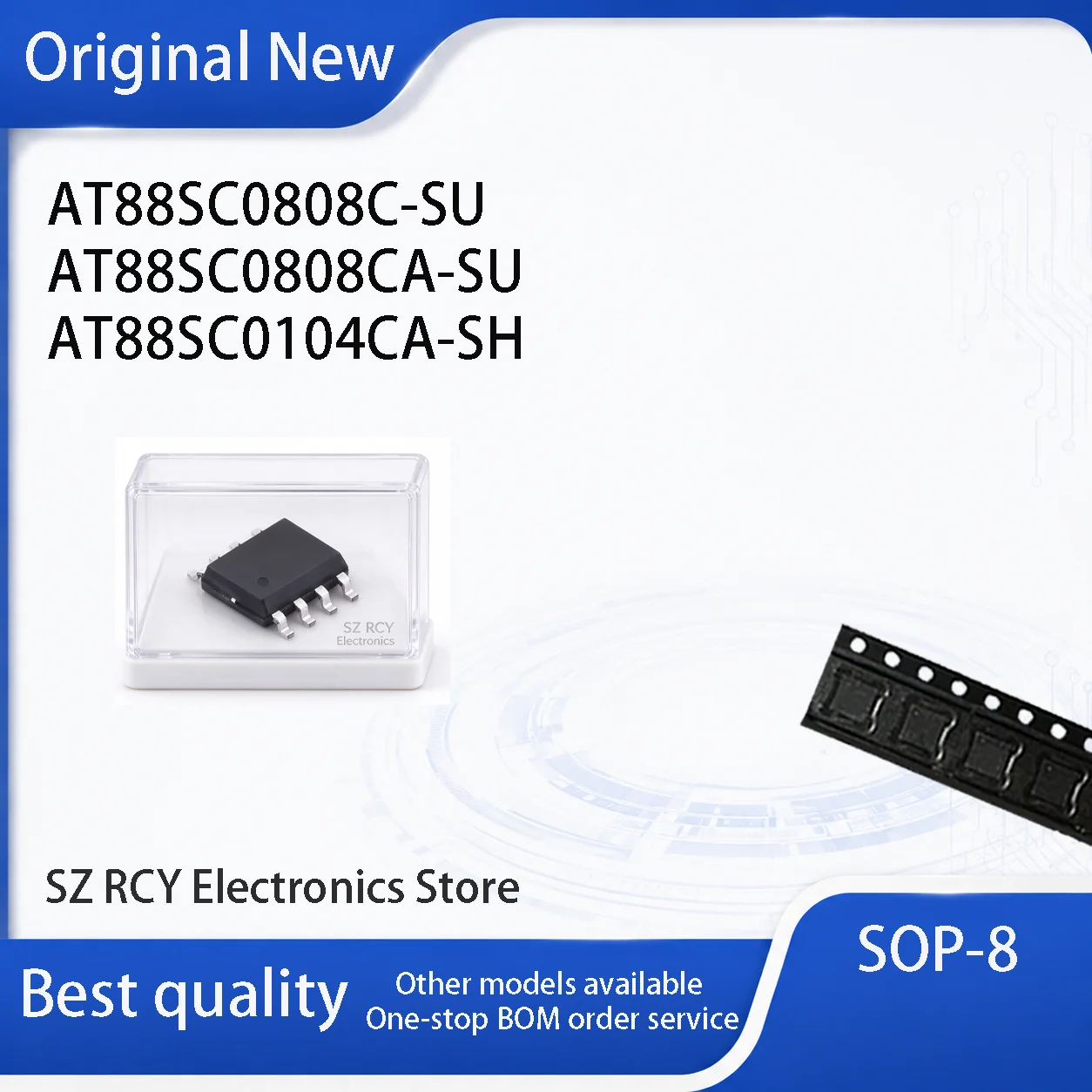 NEW 5 PCS) AT88SC0808C-SU AT88SC0808CA-SU AT88SC0104CA-SH AT88SC0808C AT88SC AT88SC0104CA AT88SC 0104CA SOP-8 IC Chip electronic