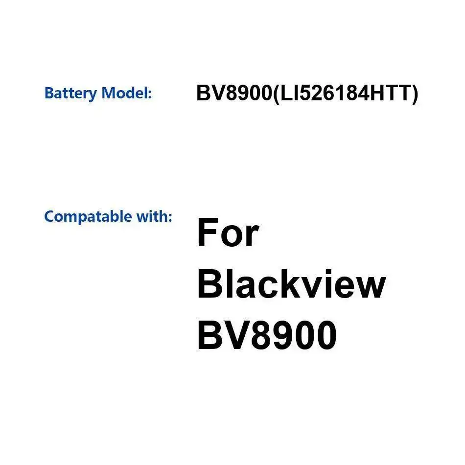 

Long Lasting 10000Mah Mobile Phone Battery For Blackview BV8900 LI526184HTT