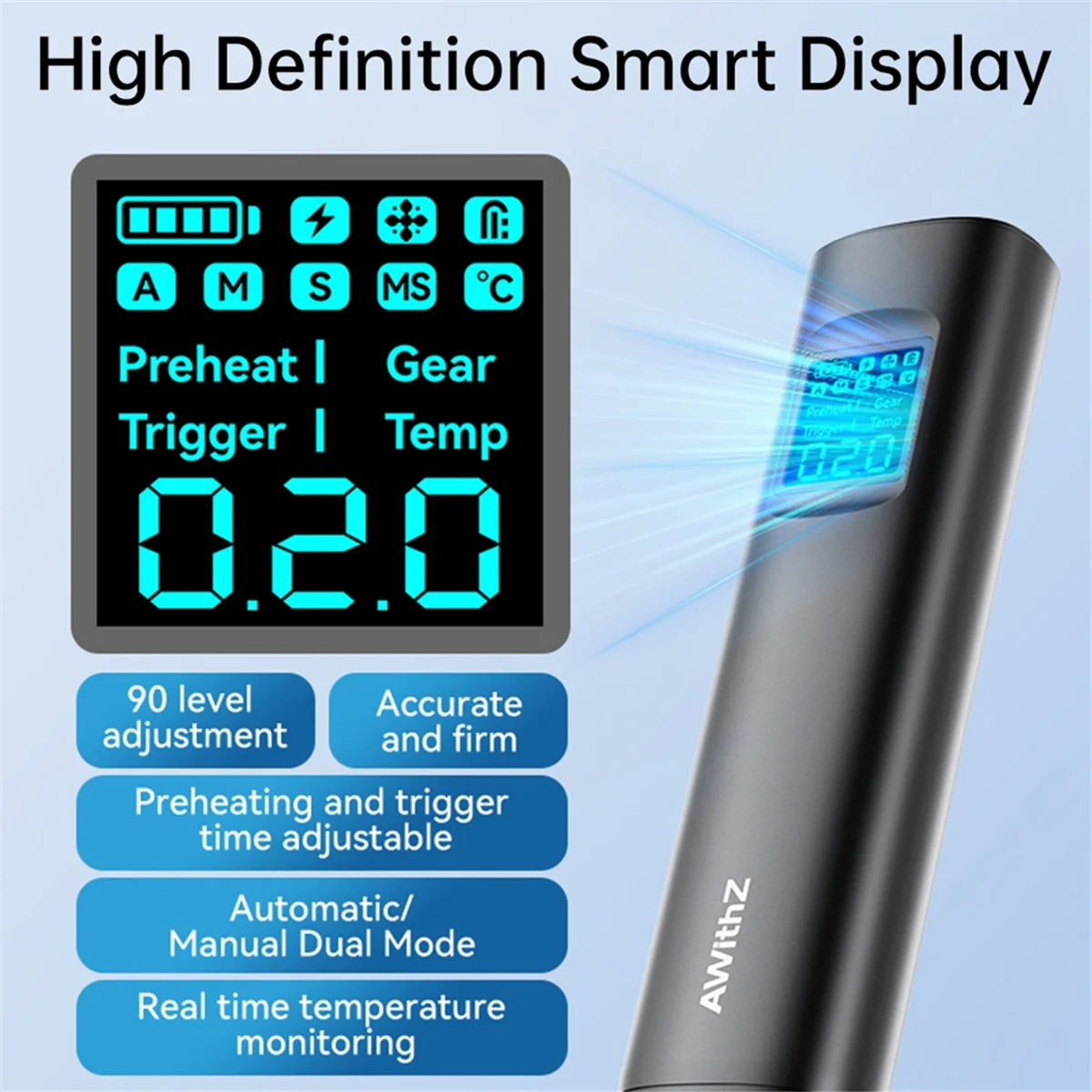 

L74A Portable Spot Welder DIY Spot Welding Machine 90 Gears Adjustable Spot Welding for 18650 Lithium Battery Repair Tool