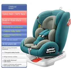 Newborn Baby Safety Seat High Quality Car Seat Adjustable Two-way Swivel Seat Infant Safety Seat Children Car Safety Seat