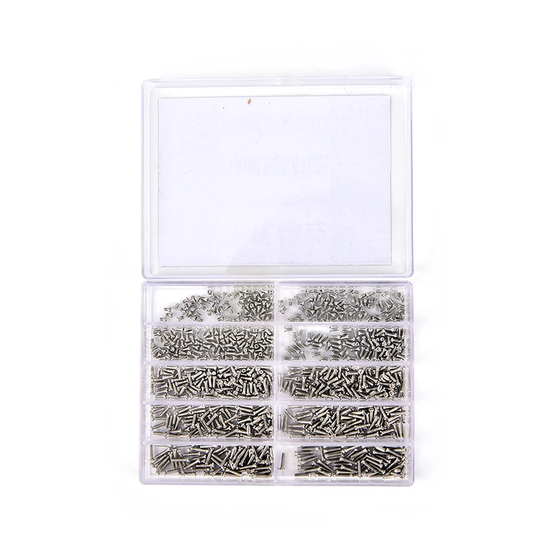 1000pcs/set Assorted Screws For Watch Eye Glasses Watchmaker Repair Part Tool image 3