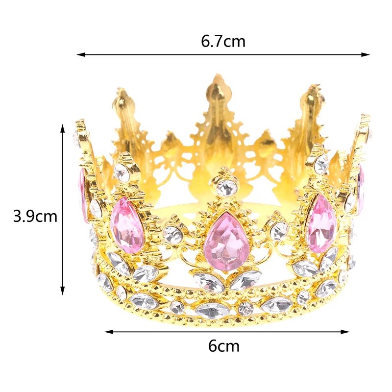 Cotton Doll Retro Crown Headwear Korea Dolls Cotton Doll Crown For Baby Doll Dress Fashion Doll Accessories