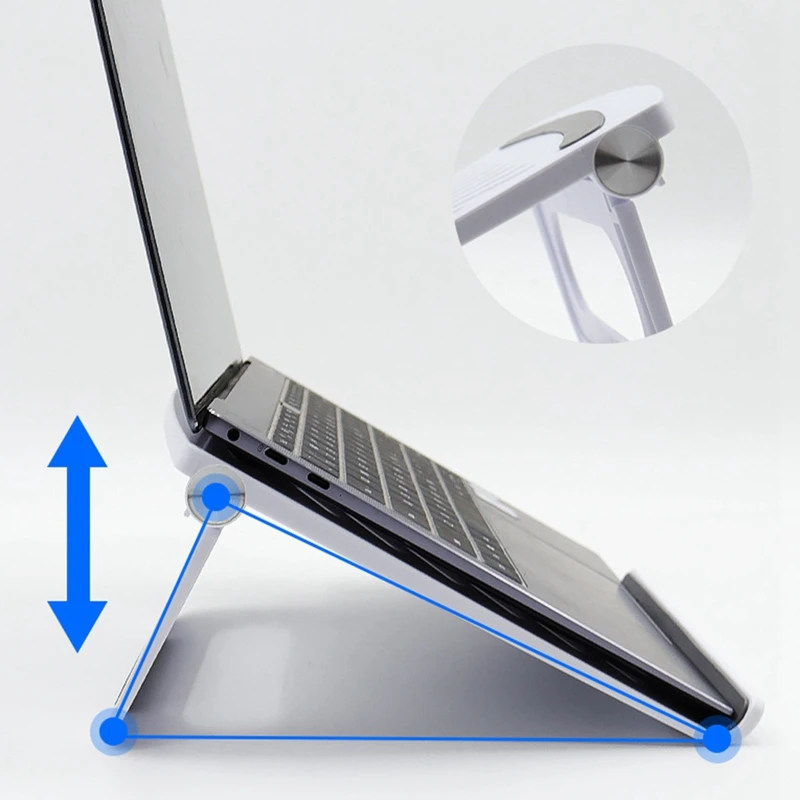 Moderner Laptop-Ständer für Arbeitszimmer, Wärmeableitung, Laptop-Ständer mit verstellbarem Multi-Grad-Design