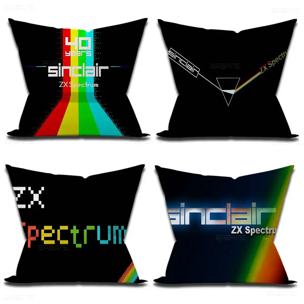 الرجعية سنكلير Zx الطيف شخصية وسادة غطاء الاطفال غرفة نوم البرية ديكور الحفلات المخدة طفل عيد ميلاد دش هدية