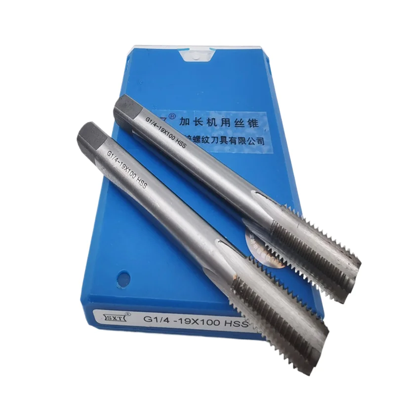 G NPT 55 ยฐ/60 ยฐ HSS Lengtheningpipe thread tap 1/8 1/4 3/8 1/2 3/4 1 inch, used for internal thread tapping tools in water pipes
