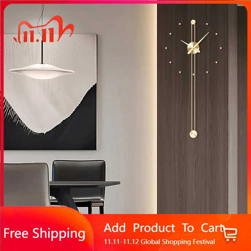 

Design Restaurant Wall Watch Living Room Interior Modern Bedrooms Wall Clocks Design Fashion Interior Reloj Home Decoration