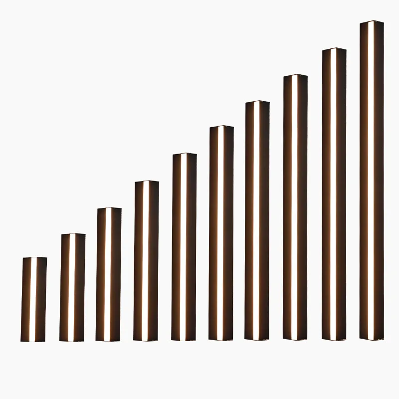 Zewnętrzne wodoodporne LED długi kinkiet IP65 hotelowa lampa ściana zewnętrzna lampa schodowa na ścianę w korytarzu mycia 220V