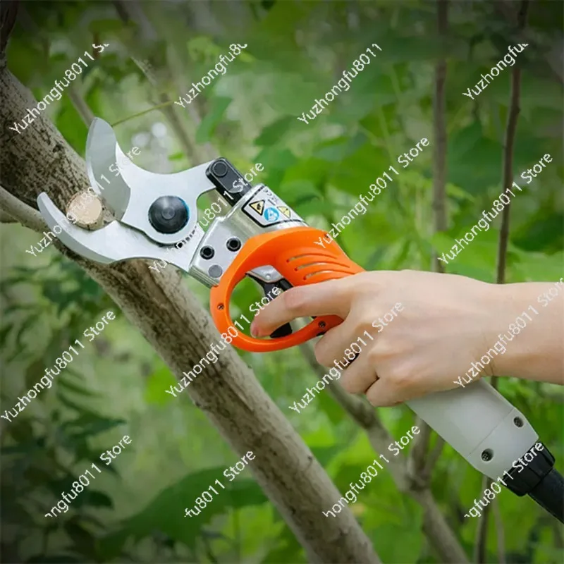 

450W Electric Pruning Shears Rechargeable Lithium Battery Powered Scissors for Garden Tree Branches Pruning Tool