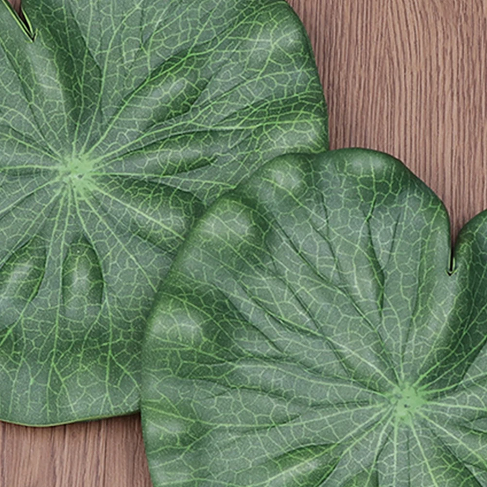 

Simulation Simulated Lotus Leaf Decoration Artificial Plants Leaves Fish Tank Ornaments