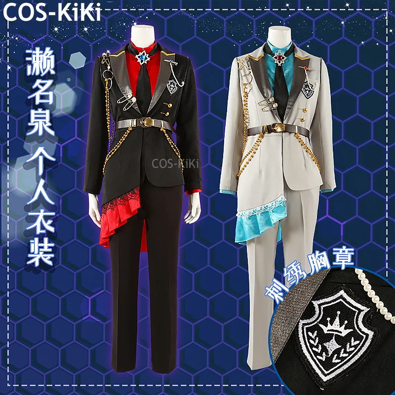 COS-KiKi Ensemble Stars Sena Izumi Personal Clothing Game Suit Gorgeous Handsome Cosplay Costume Halloween Party Outfit Any Size