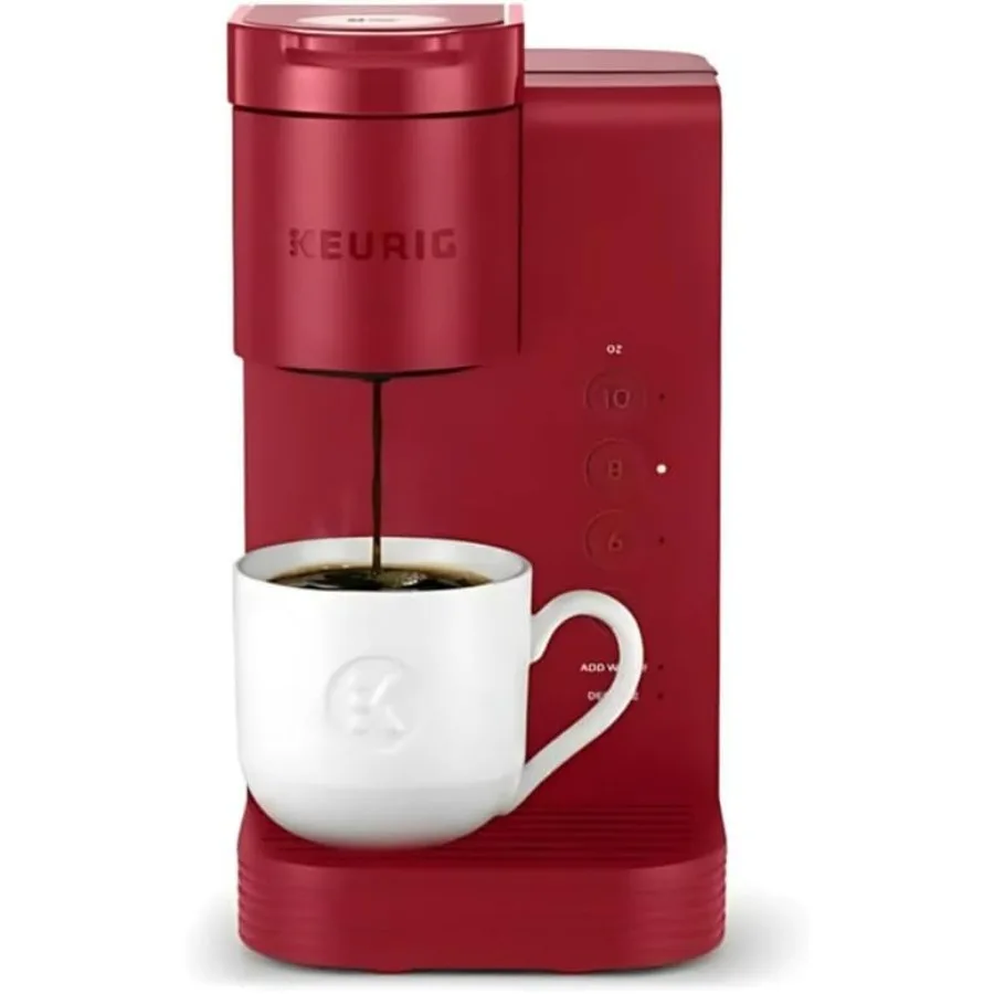 

K-Express Essentials Single Serve K-Cup Pod Coffee Maker with 45oz Reservoir Fast Brewing Back-to-Back Cups and Energy Efficien