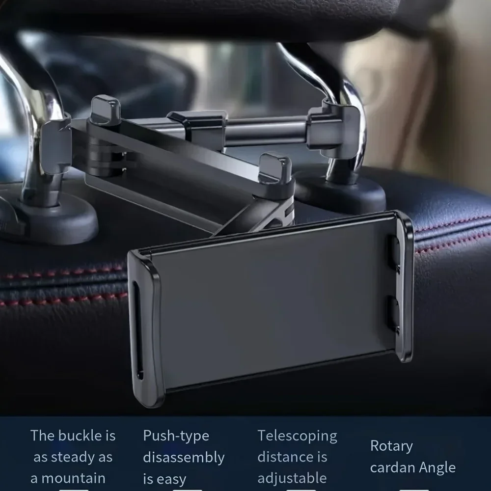 Car Bracket Tablet Car Universal Holder For 5-13 Inch Telescopic Rear Pillow Holder Bracket Supplies Stand Seat Headrest Mount