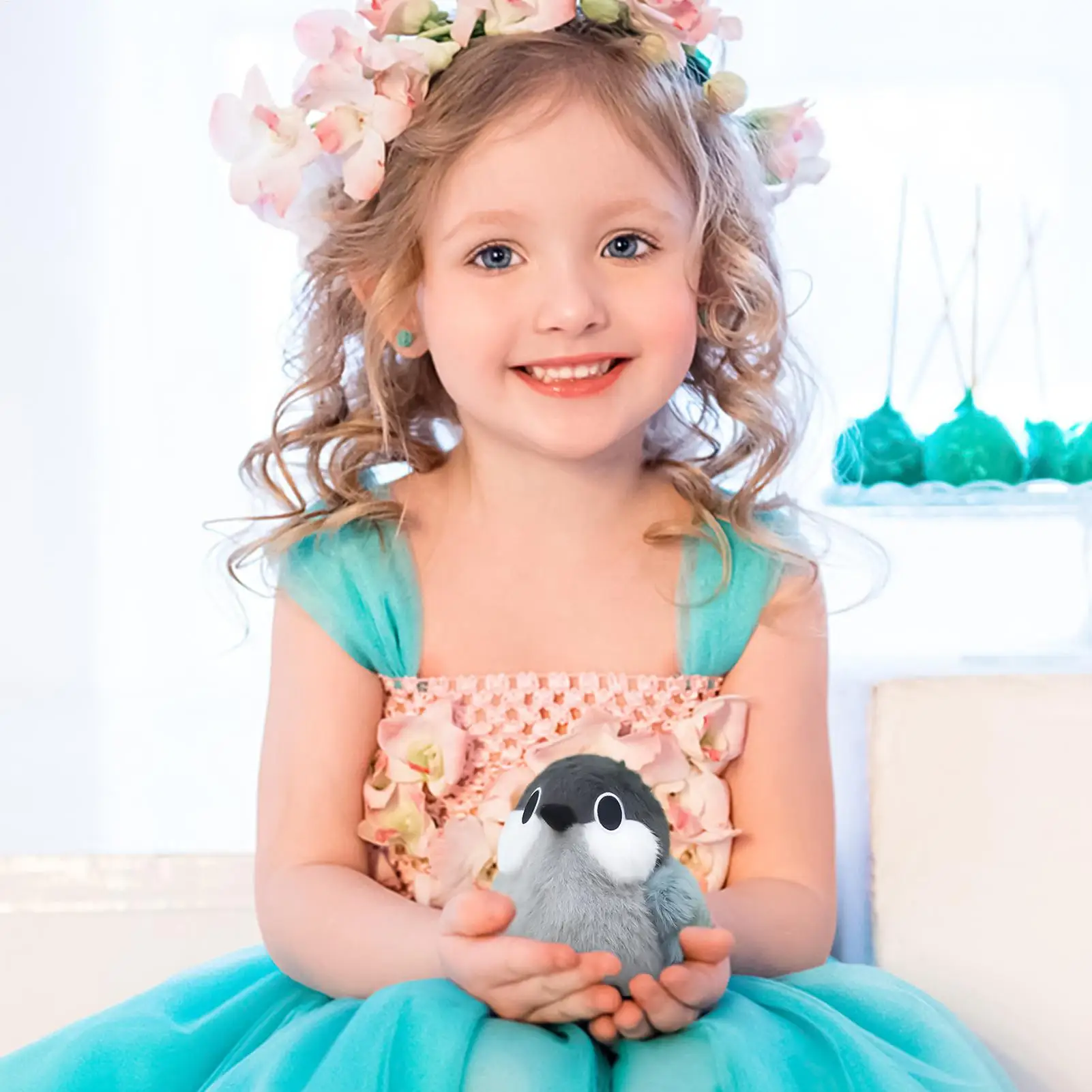 

Bird Plush Toys Adorable Plush Bird Toy For Tabletop Collectible Home Decoration Cute Stuffed Animal Doll For Nursery Study