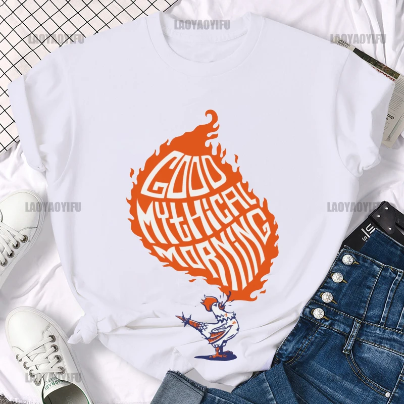 

Men's funny shirt Gaowee Youth Boys/Girls Good Mythical Morning On Pinterest Logo O Neck Loose Clothes cotton