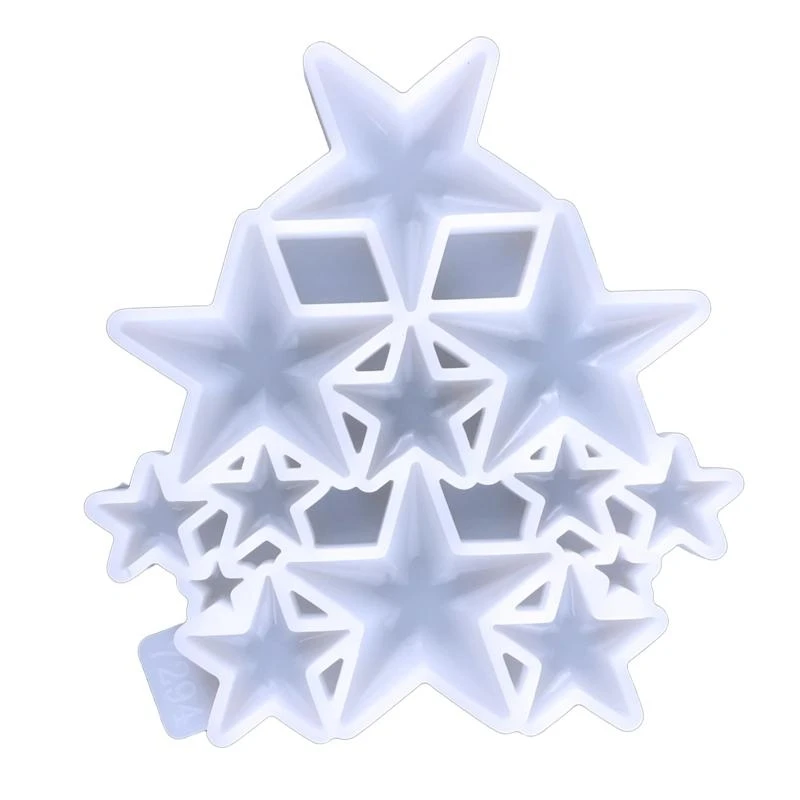 

E21F Heart Star Moon Handmade Pendant Necklace Craft Tool DIY Jewelry Making Finding Mould Geometric Figure Mold