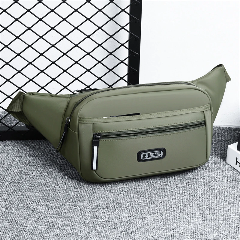 Große Kapazität Männer Taille Tasche Casual Nylon Anti-diebstahl Brust Tasche Outdoor Reise Wasserdichte Sport Handy Tasche – Detail 2