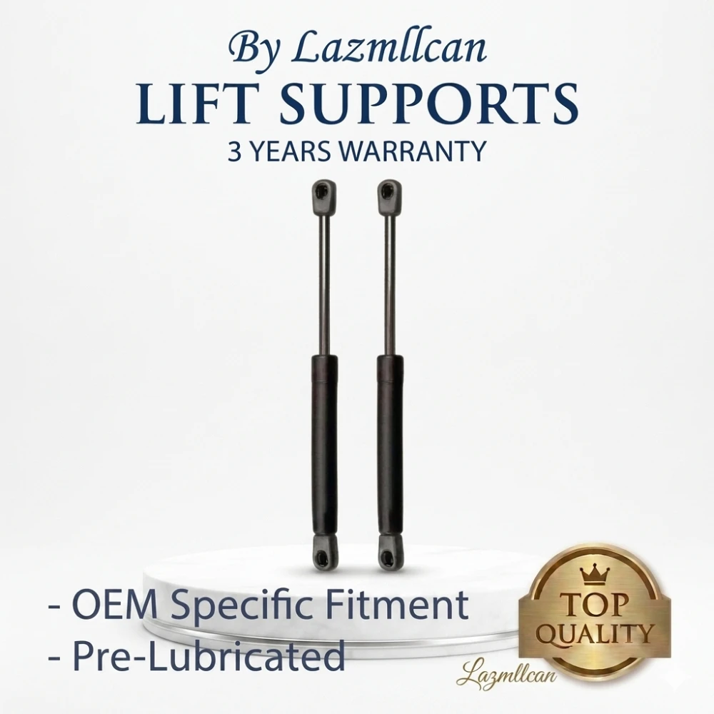 

Lazmllcan 2 шт. универсальные газовые упоры/амортизаторы 23 дюйма, 112 фунтов на штуку, для крышки кузова и окна кемпера