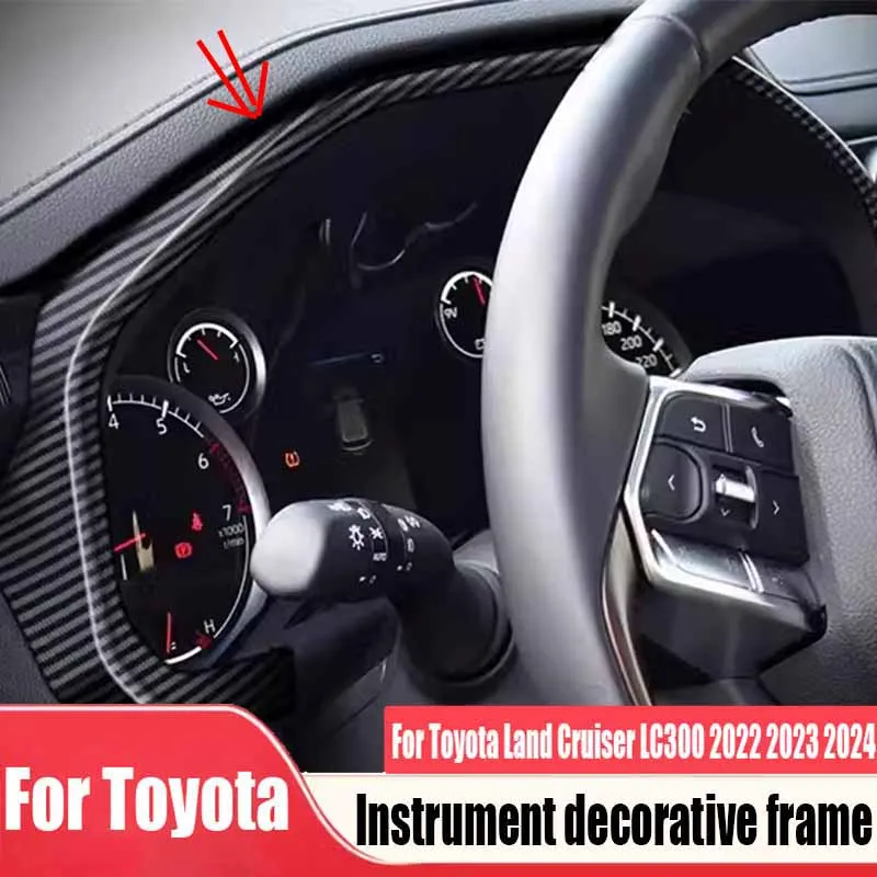 

For Toyota Land Cruiser LC300 2022 2023 2024 instrument decoration frame automotive interior decoration accessories