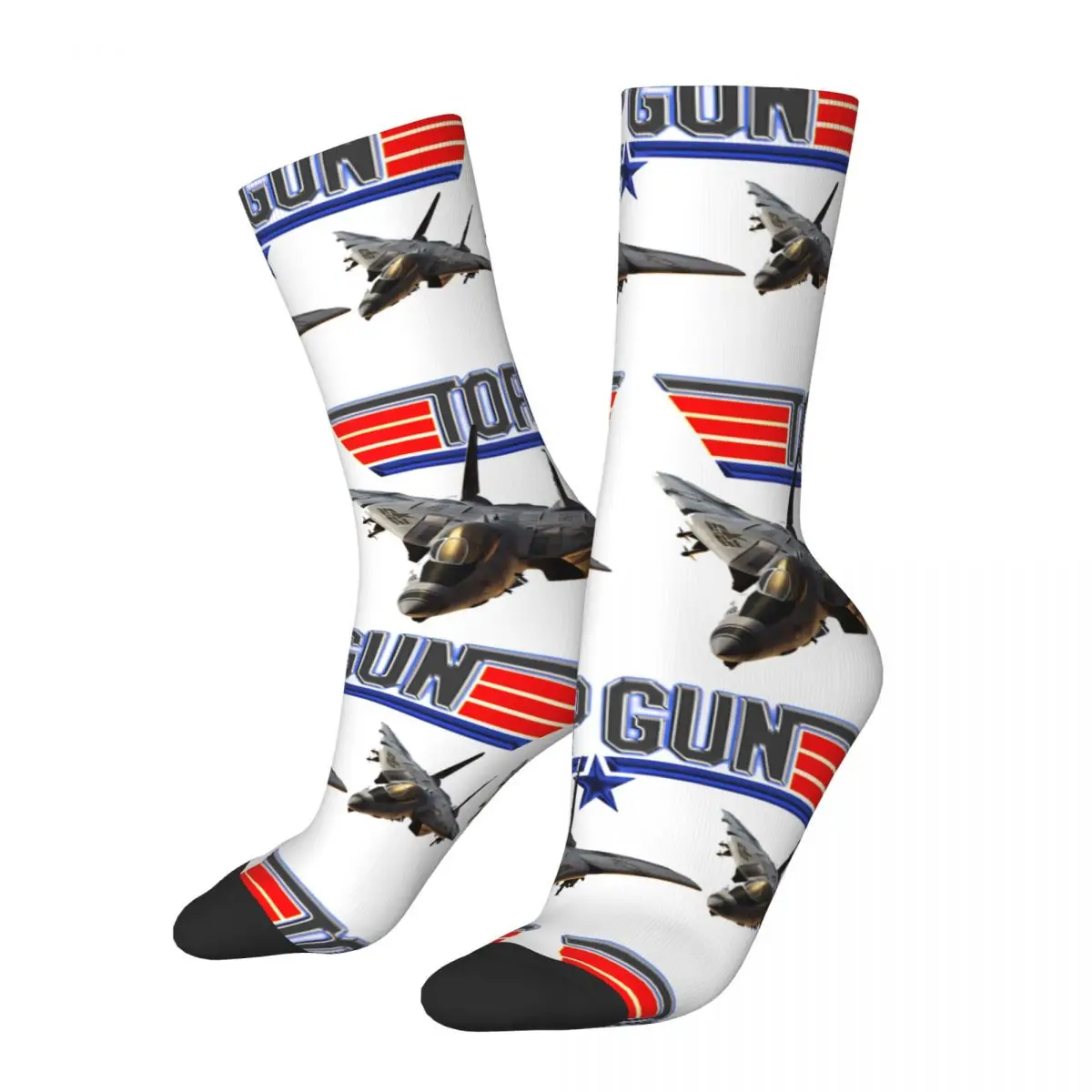 

Maverick Film Top Gun Socks All Season Long Socks Accessories for Man's Woman's Gifts