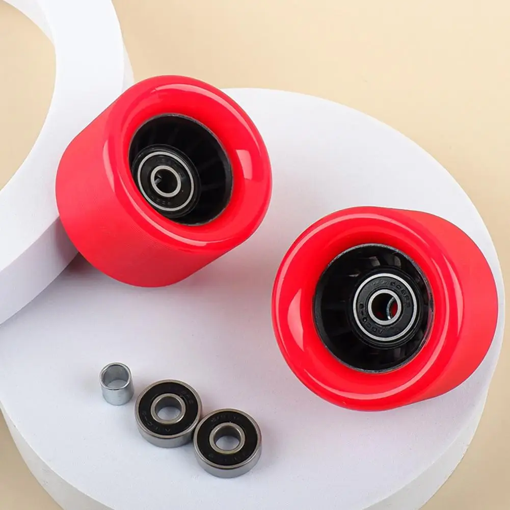

1Pc/4Pcs/8Pcs Longboard Wheel Practical Quad Roller Skate Wheel Replacement with Bearings Skating Wheel