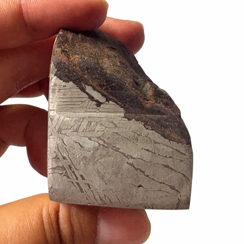 353.2g Muonionalusta Iron Meteorite Specimen Iron Meteorite Slice Natural Meteorite Material Collection - CC169