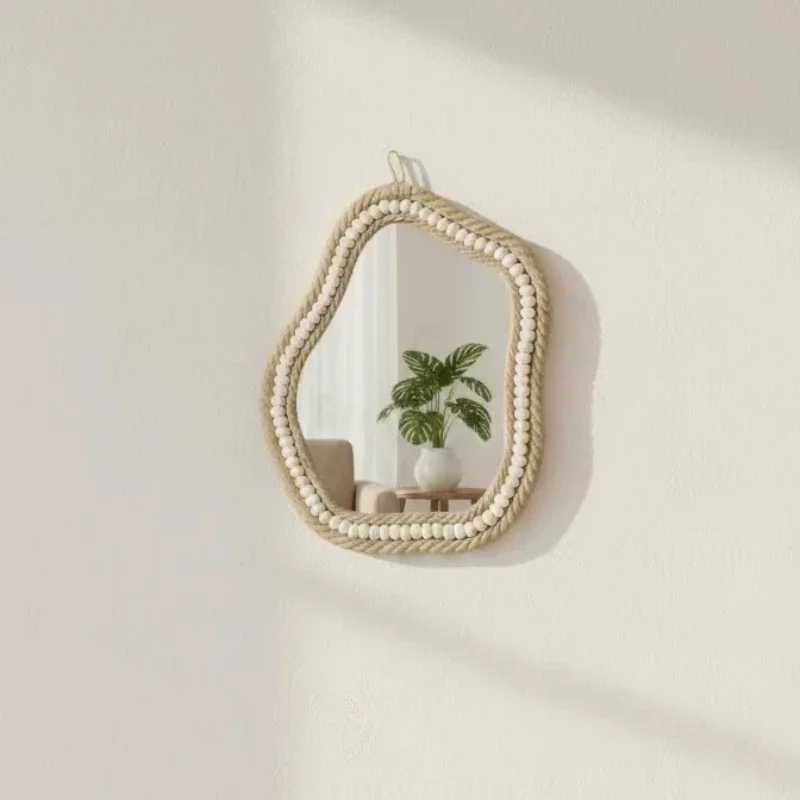 Portable Makeup Mirrors Pocket House Girls Desk Mirrors Compact Vintage Espejos De Cuerpo Completo Home Decorations Item
