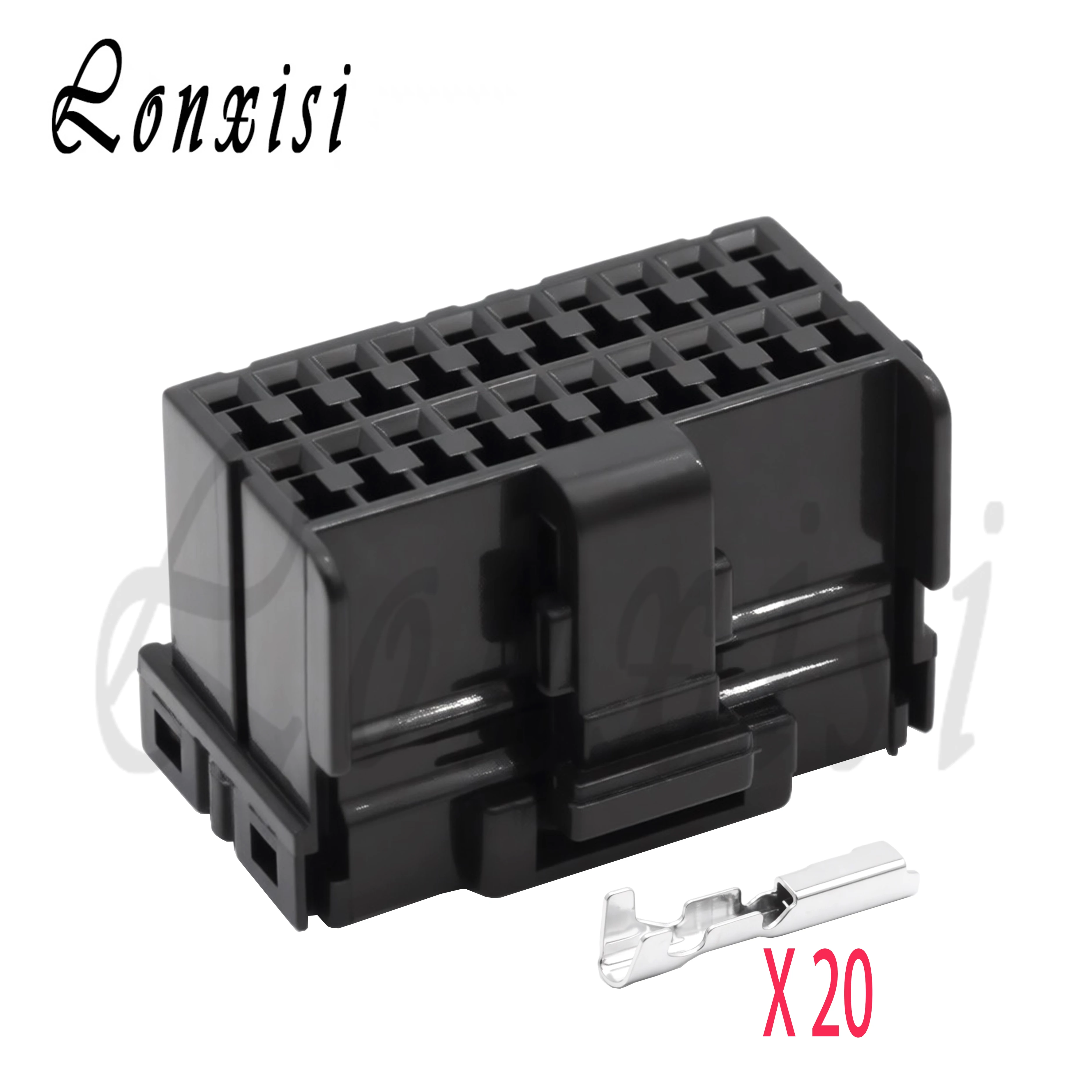 1 Set 20 Pin 174047-2 Auto Glass Lifter Wiring Connector AC Assembly Car Electric Window Regulator Wire Harness Plug