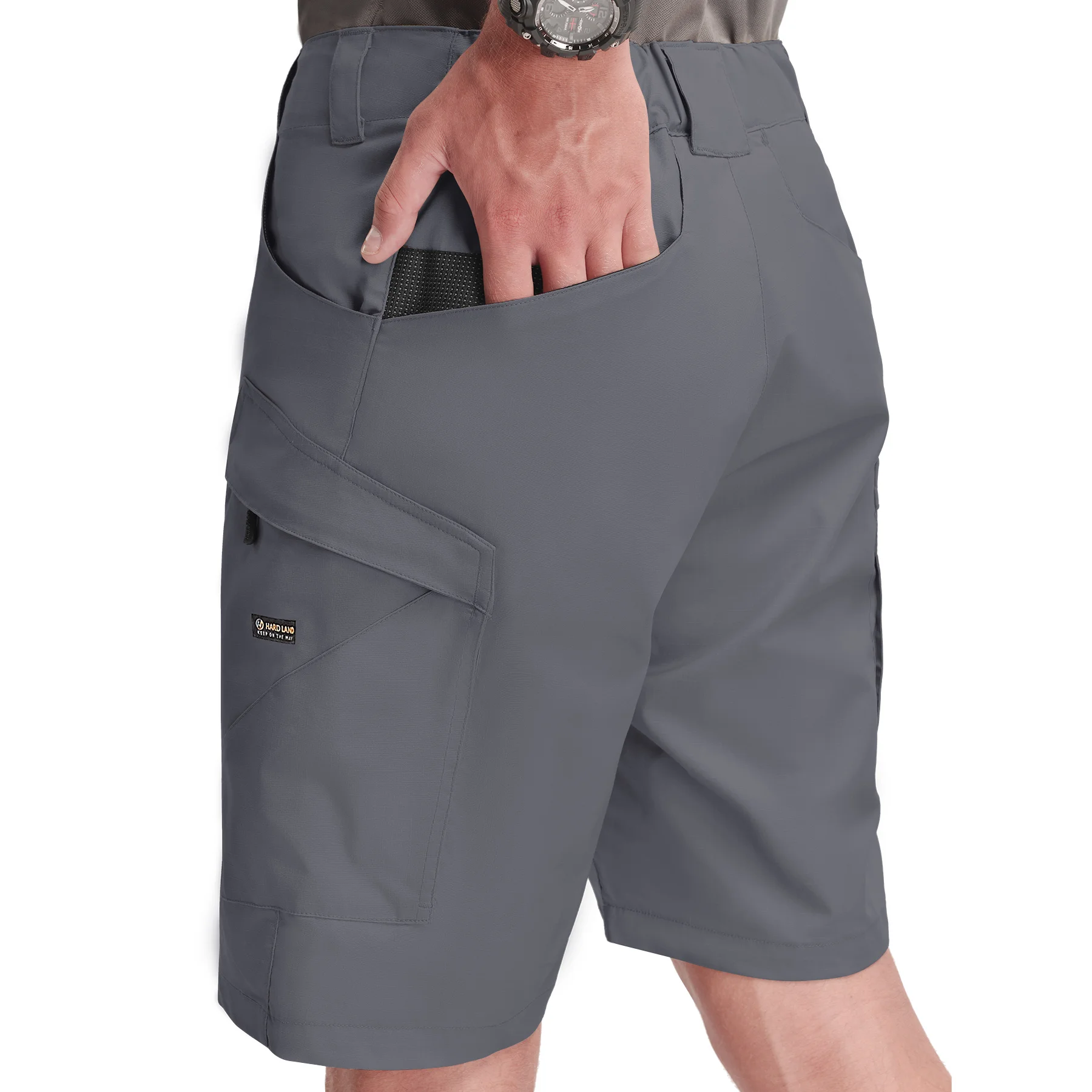 Pantalones cortos tácticos del ejército militar urbano para hombre, pantalones cortos de carga resistentes al desgaste impermeables para exteriores,