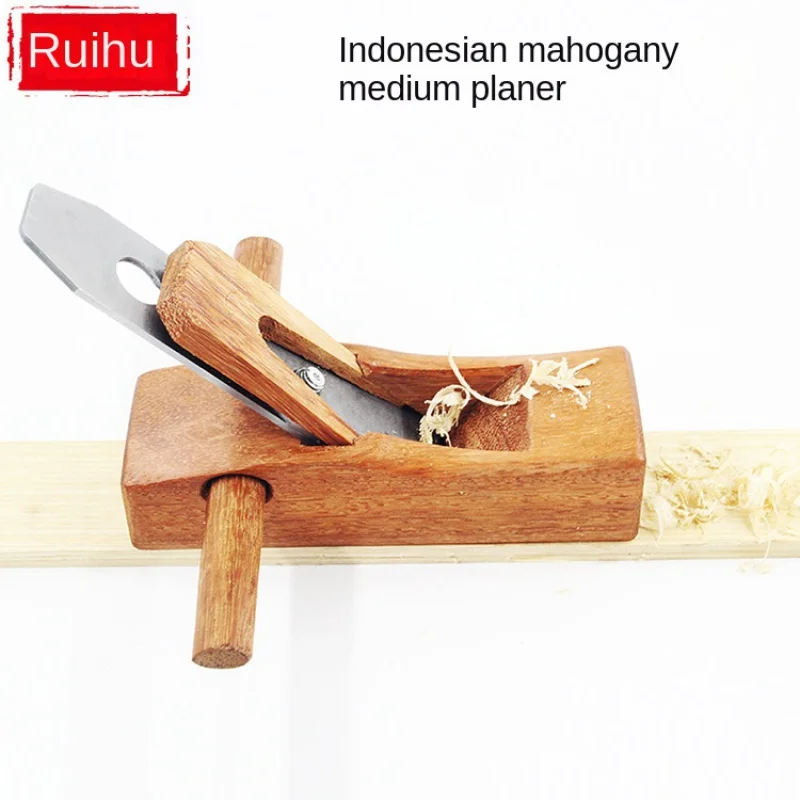 180mm woodworking tool, wide style Indonesian mahogany planer, hand push type, short, medium, and long woodworking planer