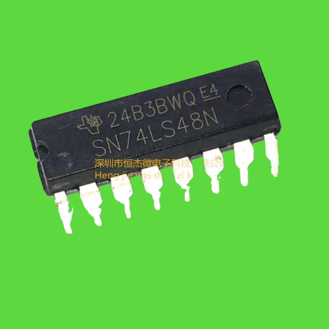 10PCS/new 74LS48 SN74LS48N HD74LS48P driver chip ic in-line DIP-16