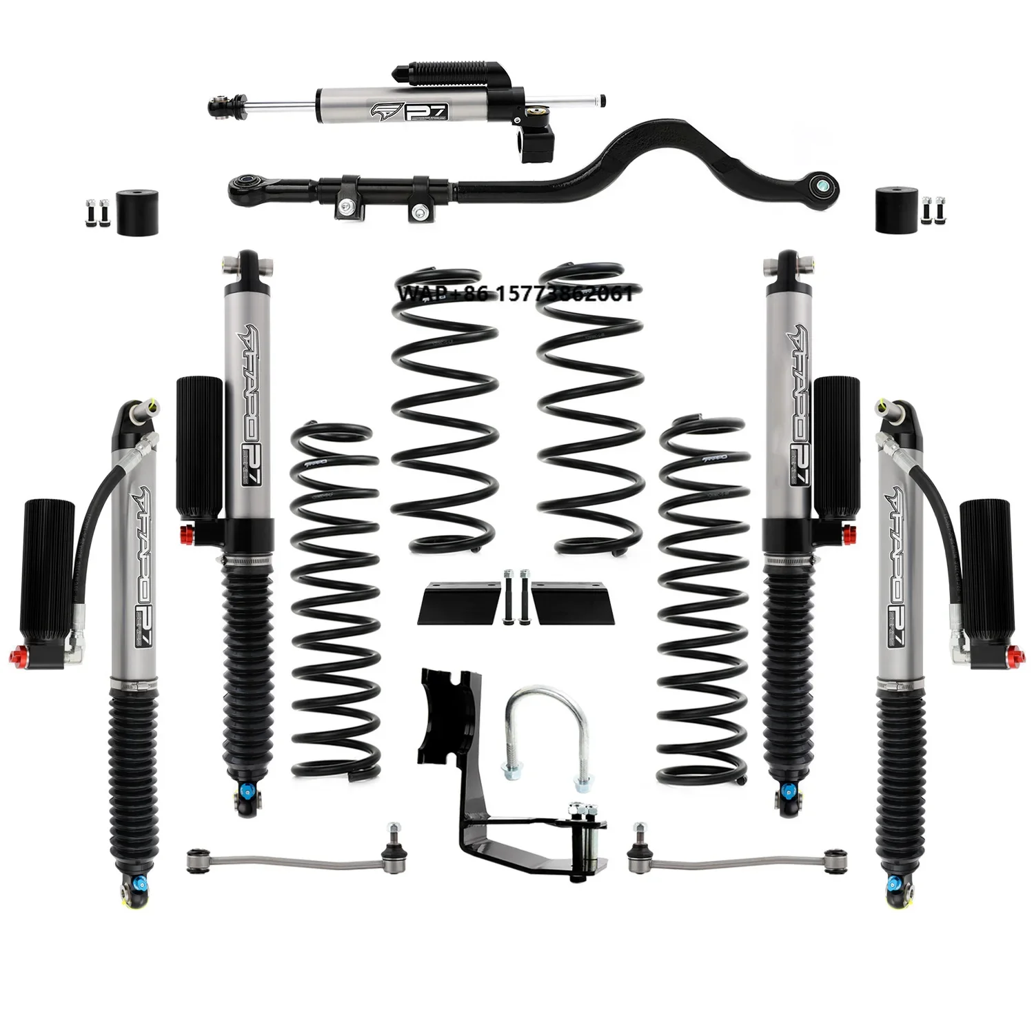 

for Jp Wrangler JL 2018-2021 Best Quality 2.5"Lift Kits Adjustable Shock Absorbers off Road Suspension Kits