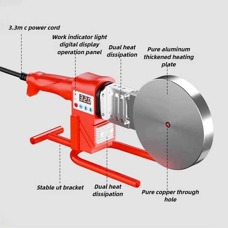 Plastic Welding hine Professional Pipe Heater Metal Super Melt ian Por
