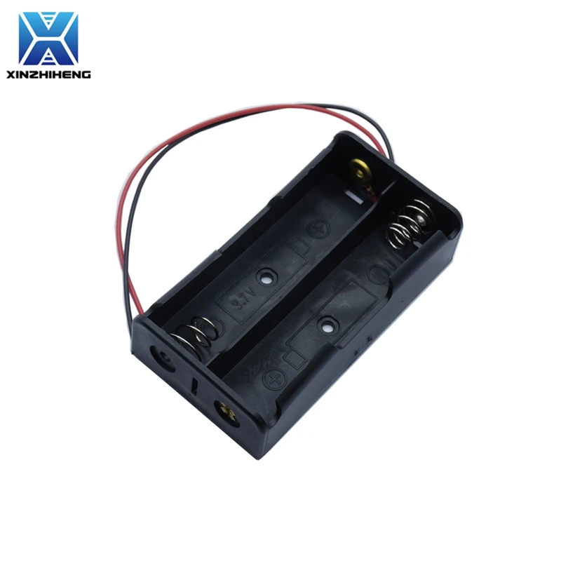 1pcs DIY 3.7V Series Circuit For 1 2 3 4 Way 18650 Battery Slots Battery Box Holder With Wire Lead But Without A Lid
