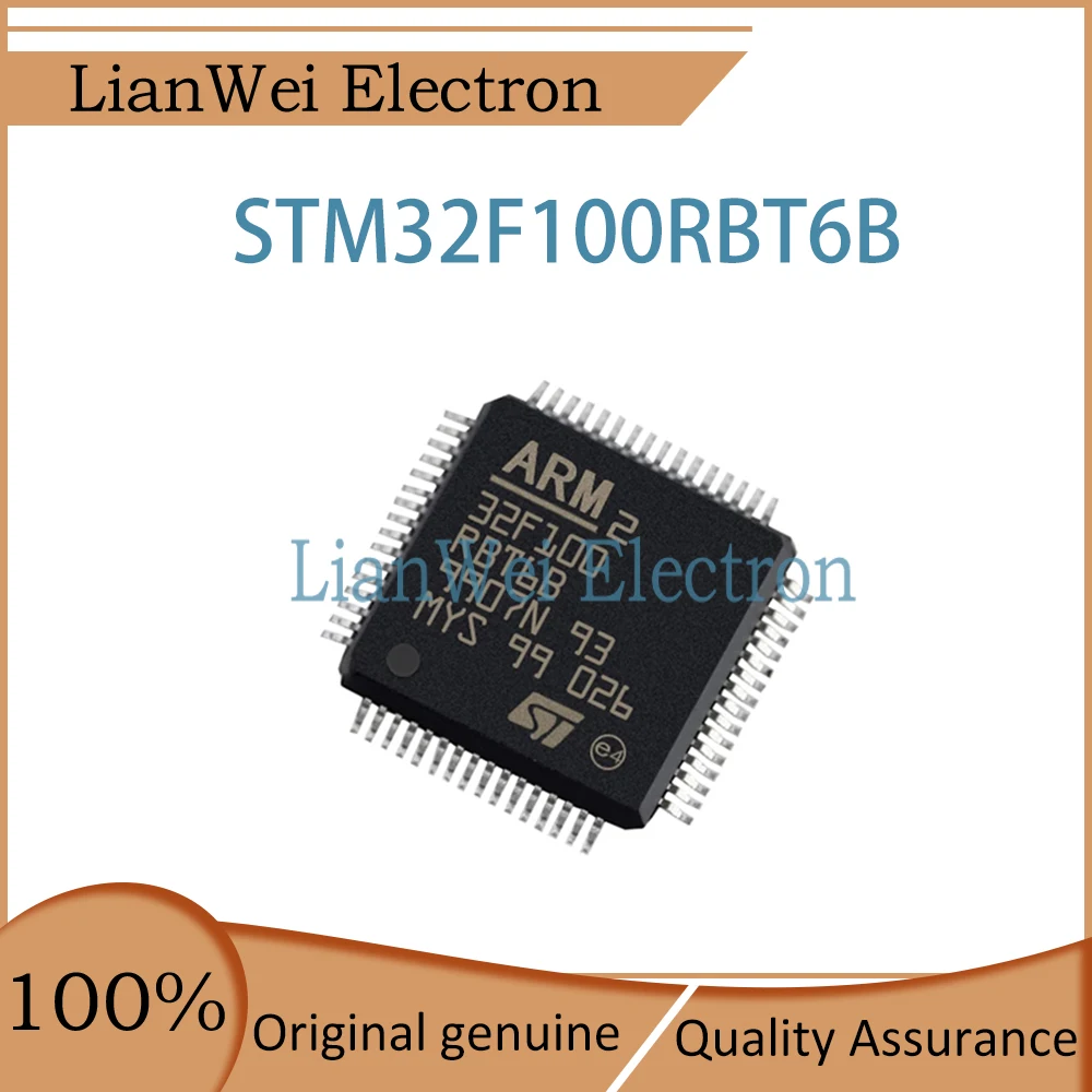 

STM32F100 STM32F100RBT6B STM32F100RBT6 IC MCU Chip LQFP-64