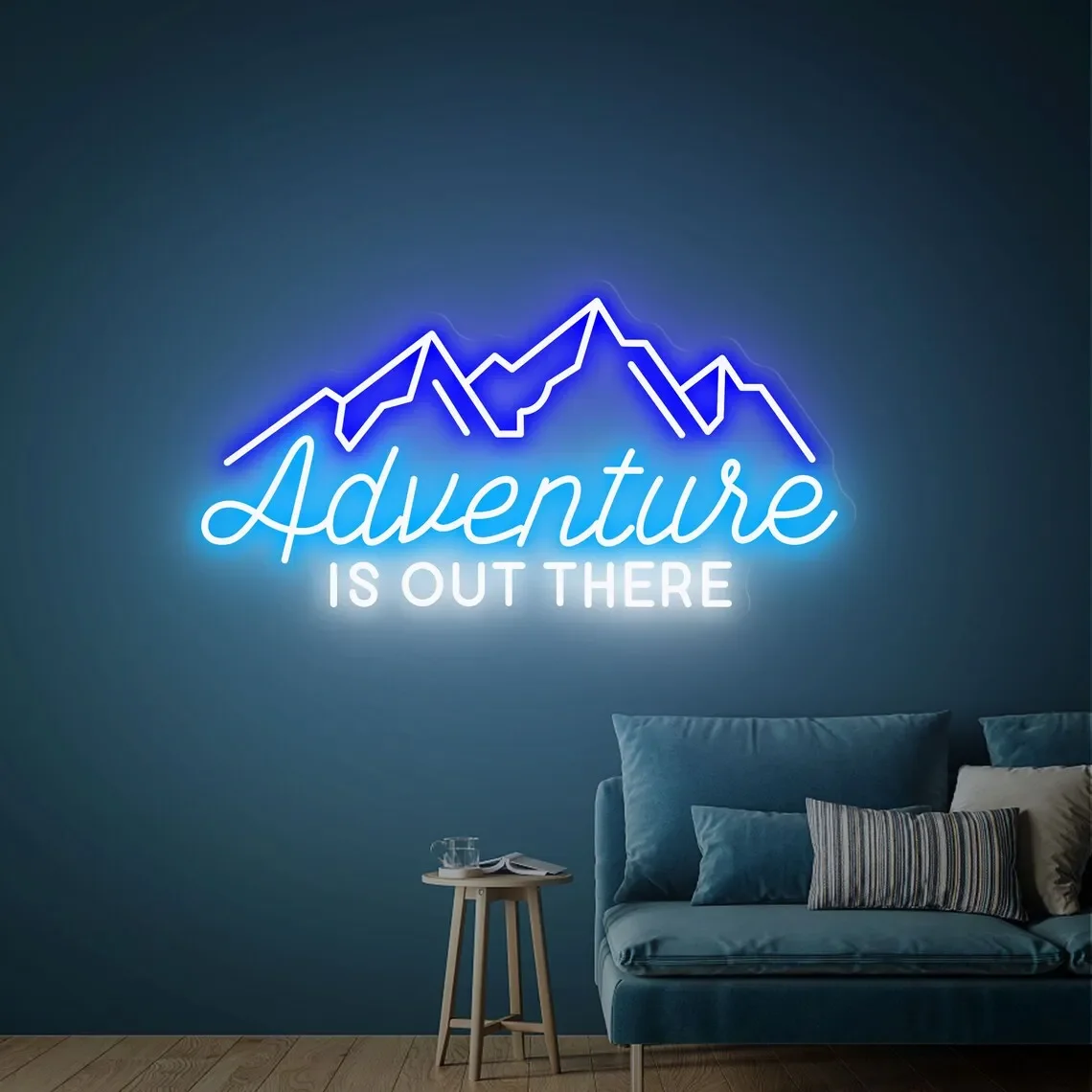 Adventure Is Out There Neon Sign  Custom Neon Sign Pink Room Decor  Enseigne Lumineuse Bar  Room Decor  Neon Signs for Room Wall