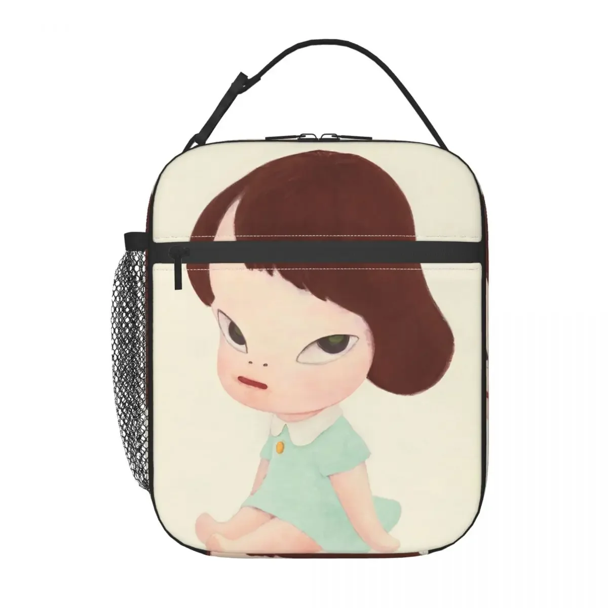 Yoshitomo Nara Insulated Lunch Bags Large Lunch Container Cooler Bag Tote Lunch Box School Picnic Food Bag